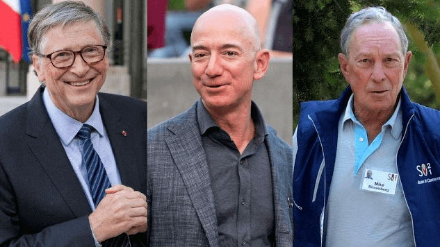 Bill Gates and Bezos